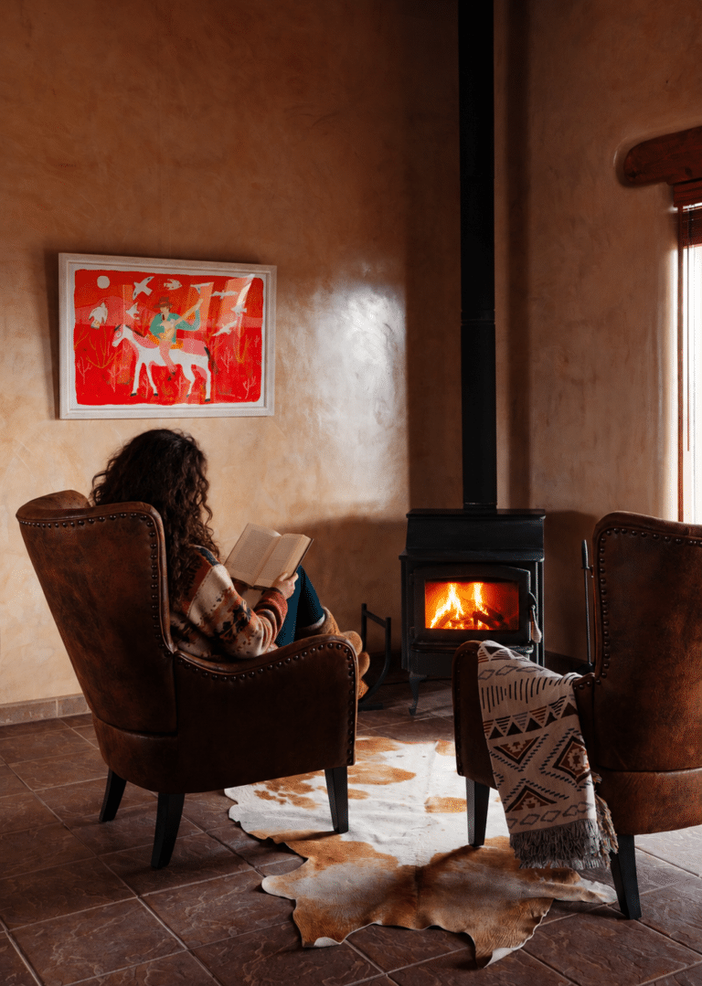 Cozy Southwestern Reading Nook